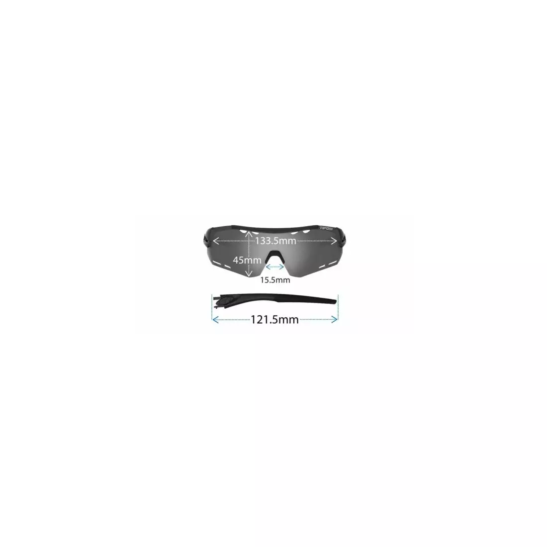 TIFOSI ochelari sport fotocromici alliant fototec gunmetal (Light Night photochrome) TFI-1490300331