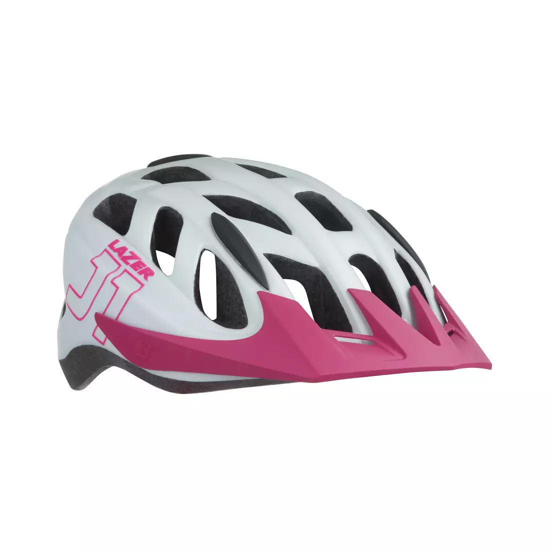 LAZER cască de bicicletă pentru copii/junioare j1 matte white pink BLC2197885185