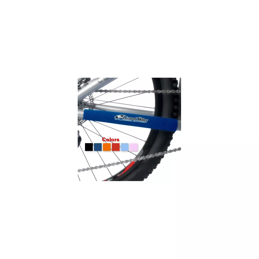 LIZARDSKINS capac pentru cadrul bicicletei jumbo (m) albastru LZS-CHJDS400