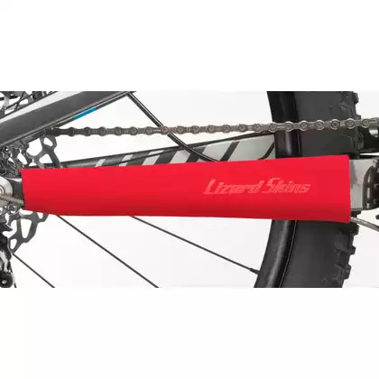 LIZARDSKINS capac pentru cadrul bicicletei large neoprene chainstay protector roșu LZS-CHLDS500