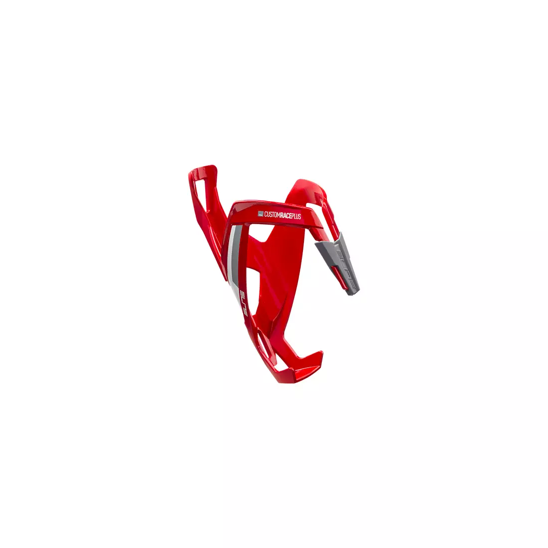 Elite cușcă pentru sticlă de apă pentru bicicletă Custom Race+ Roșu/alb EL0140655