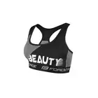 FORCE Sutien sport pentru femei Beauty, negru 903550-XS