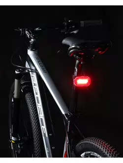 FORCE set de lumini de bicicletă (față + spate)  sharp 45406