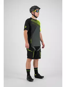 ROGELLI Adventure 060.112 tricou de ciclism masculin MTB negru-gri-fluor