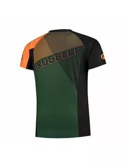 ROGELLI Adventure 060.113 tricou de ciclism masculin MTB verde-negru-portocaliu
