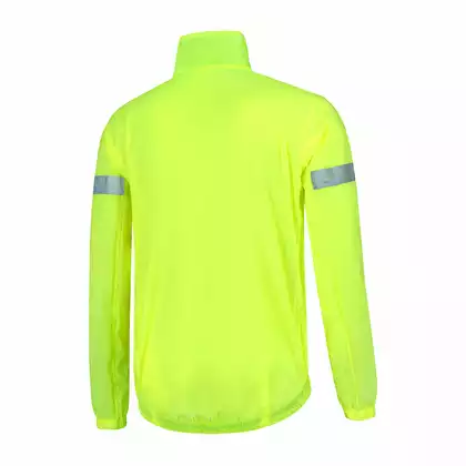 ROGELLI CLOUD 004.040 jachetă de ploaie de ciclism pentru bărbați fluor