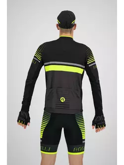 ROGELLI HERO 001.265 tricou de ciclism pentru bărbați gri-negru-fluor