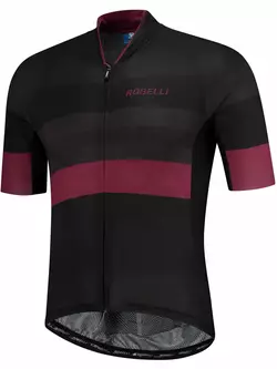 ROGELLI Peak tricou de ciclism negru-visiniu 001.328