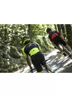 Rogelli Evo 001.093 Tricou de ciclism pentru bărbați Negru/Fluor 