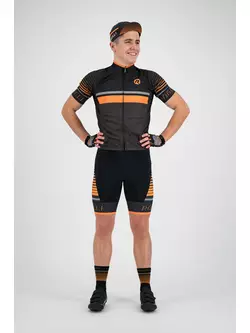 Rogelli HERO 001.264 tricou de ciclism pentru bărbați Gri / Negru / Portocaliu