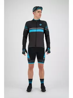 Rogelli HERO 001.266 Tricou de ciclism pentru bărbați Gri / Negru / Albastru