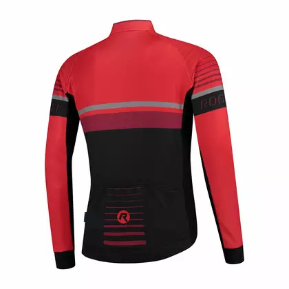 Rogelli HERO 001.267 Tricou de ciclism, negru / roșu / burgund