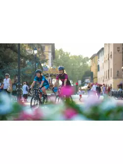 Rogelli Impress 010.160 tricou de ciclism pentru femei albastru / roz