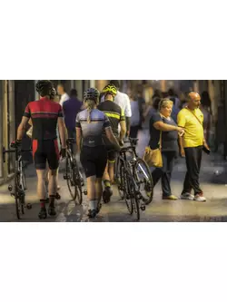 Rogelli Impress 010.162 Tricou de ciclism pentru femei, gri / auriu