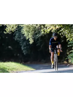 Rogelli Kalon 001.090 tricou de ciclism pentru bărbați, albastru / galben