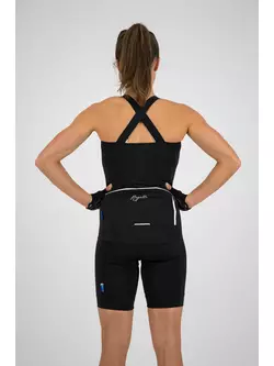 Rogelli TWIST 010.094 Jersey de ciclism pentru femei, fără mâneci, negru / alb