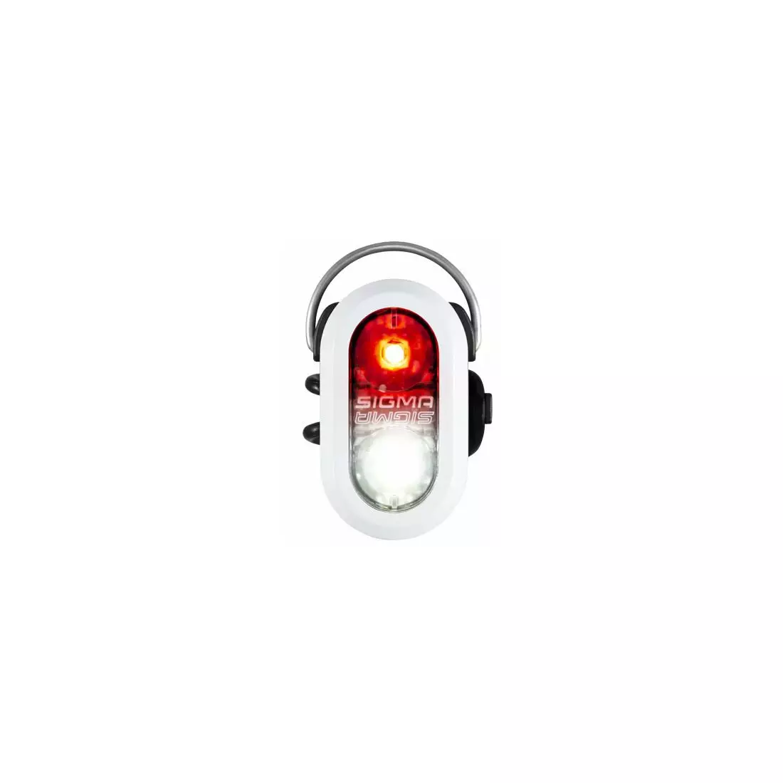SIGMA lampă față/spate pentru bicicletă MICRO DUO WHITE, SIG-17251