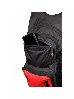 ZEFAL rucsac pentru biciclete cu sac de apă hydro enduro negru-roșu ZF-7165