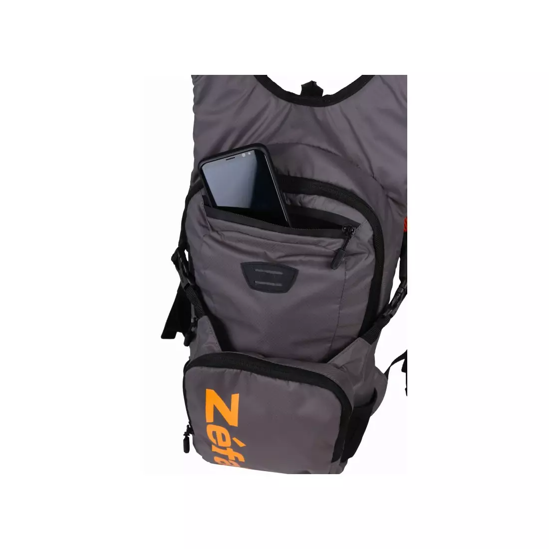 ZEFAL rucsac pentru biciclete cu sac de apă hydro xc gri-portocaliu ZF-7056