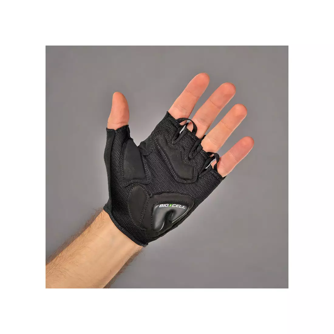 CHIBA Mănuși de ciclism BIOXCELL AIR negru 3060820