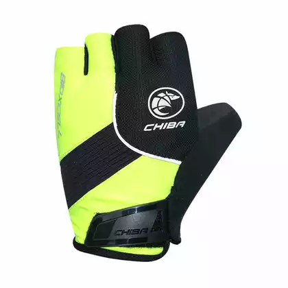 CHIBA rękawiczki rowerowe bioxcell neon żółty 3060120