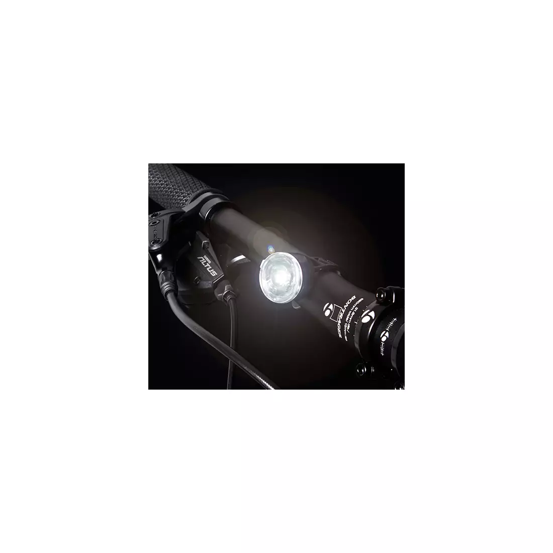 Lampă față de bicicletă SPANNINGA DOT 10 lumeni + baterii  (NEW) SNG-999172