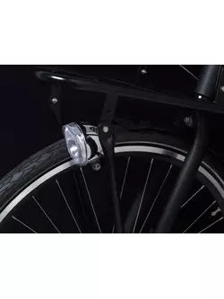 Lampă față de bicicletă SPANNINGA SWINGO XB 10 lux/50 lumeni+ baterii chrom (NEW) SNG-H070017