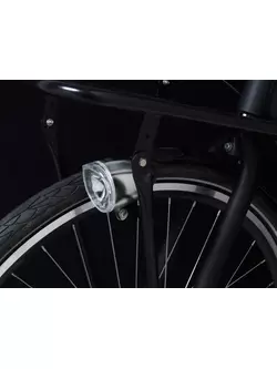 Lampă față de bicicletă SPANNINGA TRENDO XB 10 lux/50 lumeni + baterie chrom (NEW) SNG-H044322