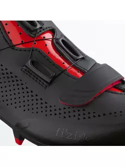 Pantofi de ciclism mtb FIZIK Terra X5 negru și roșu