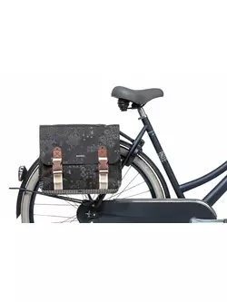 BASIL sac dublu spate pentru biciclete boheme double bag 35L charcoal BAS-18013
