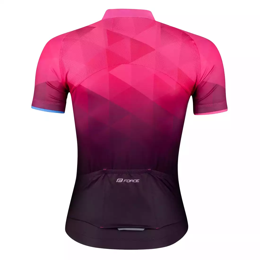 FORCE GEM tricou de ciclism pentru femei, roz 