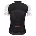FORCE POINTS tricou de ciclism feminin point alb-negru 9001319 