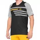 100% CELIUM tricou de ciclism masculin, black mustard 