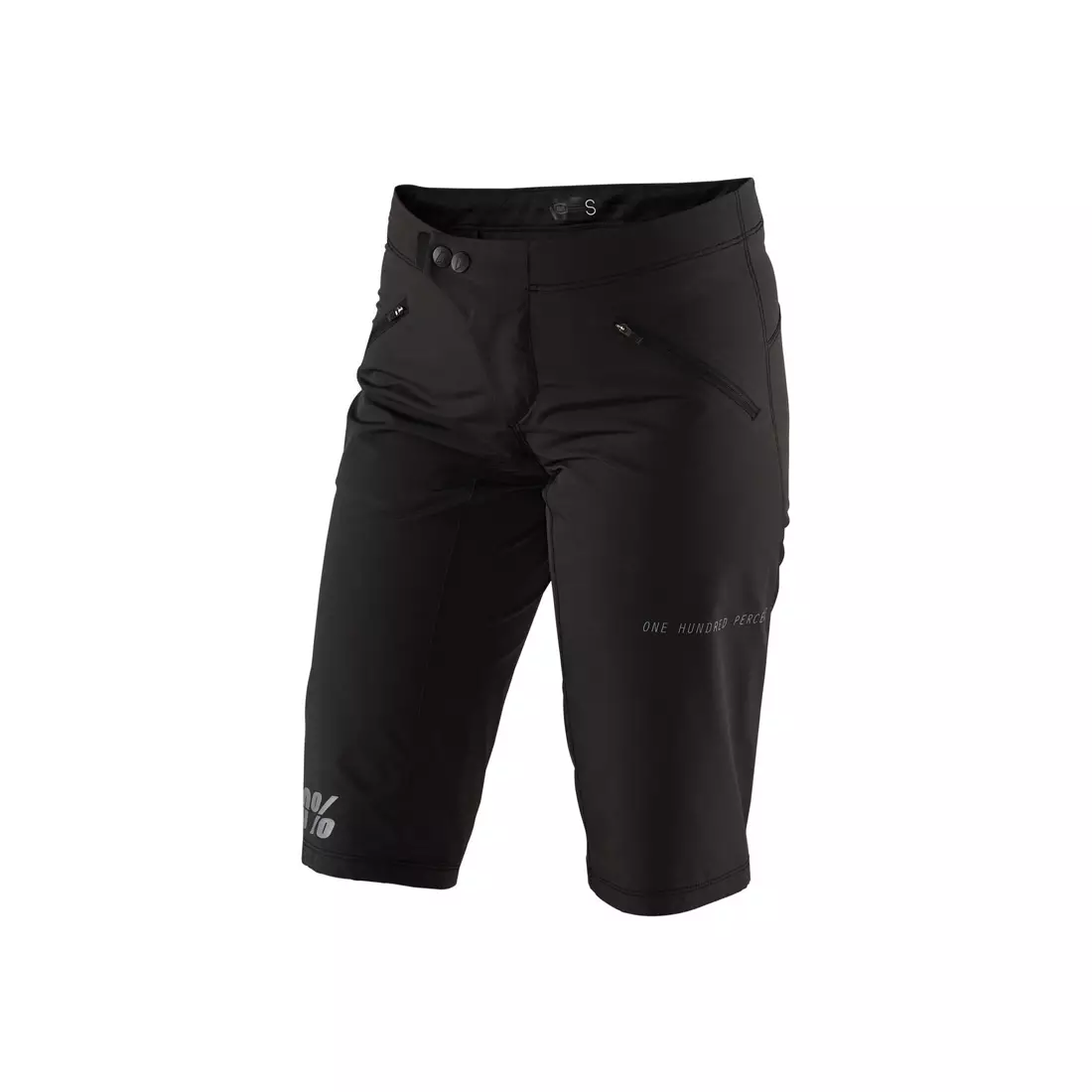 100% Pantaloni scurți pentru ciclism femei ridecamp negru STO-45901-001-11