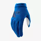 100% mănuși de ciclism pentru femei ridecamp, albastre STO-11018-002-10