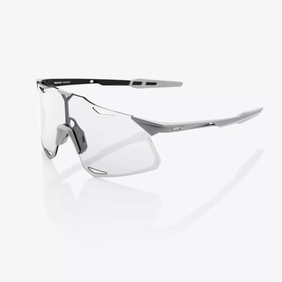 100% ochelari sportivi hypercraft matte stone grey HiPER coral lens + clear lens STO-61039-394-79
