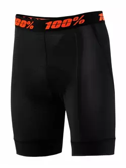 100% pantaloni scurți pentru bărbați cu inserție de bicicletă crux liner black STO-49901-001-28