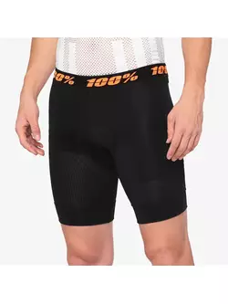 100% pantaloni scurți pentru bărbați cu inserție de bicicletă crux liner black STO-49901-001-28