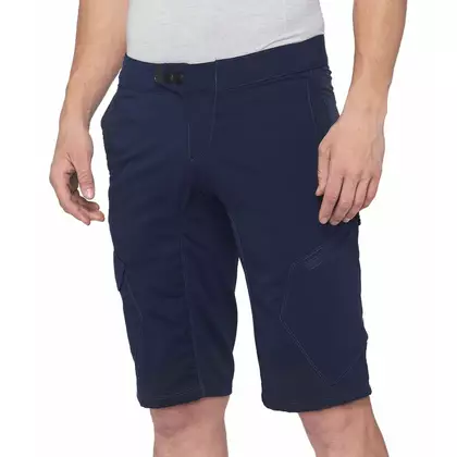100% pantaloni scurți pentru bărbați ridecamp, bleumarin STO-42401-015-32