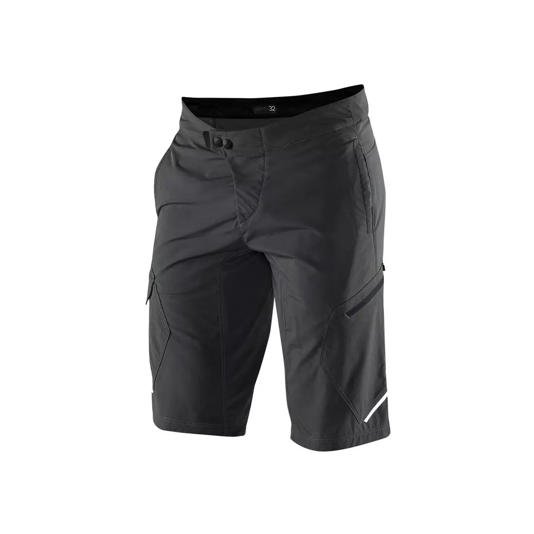 100% pantaloni scurți pentru bărbați ridecamp gri STO-42401-052-30