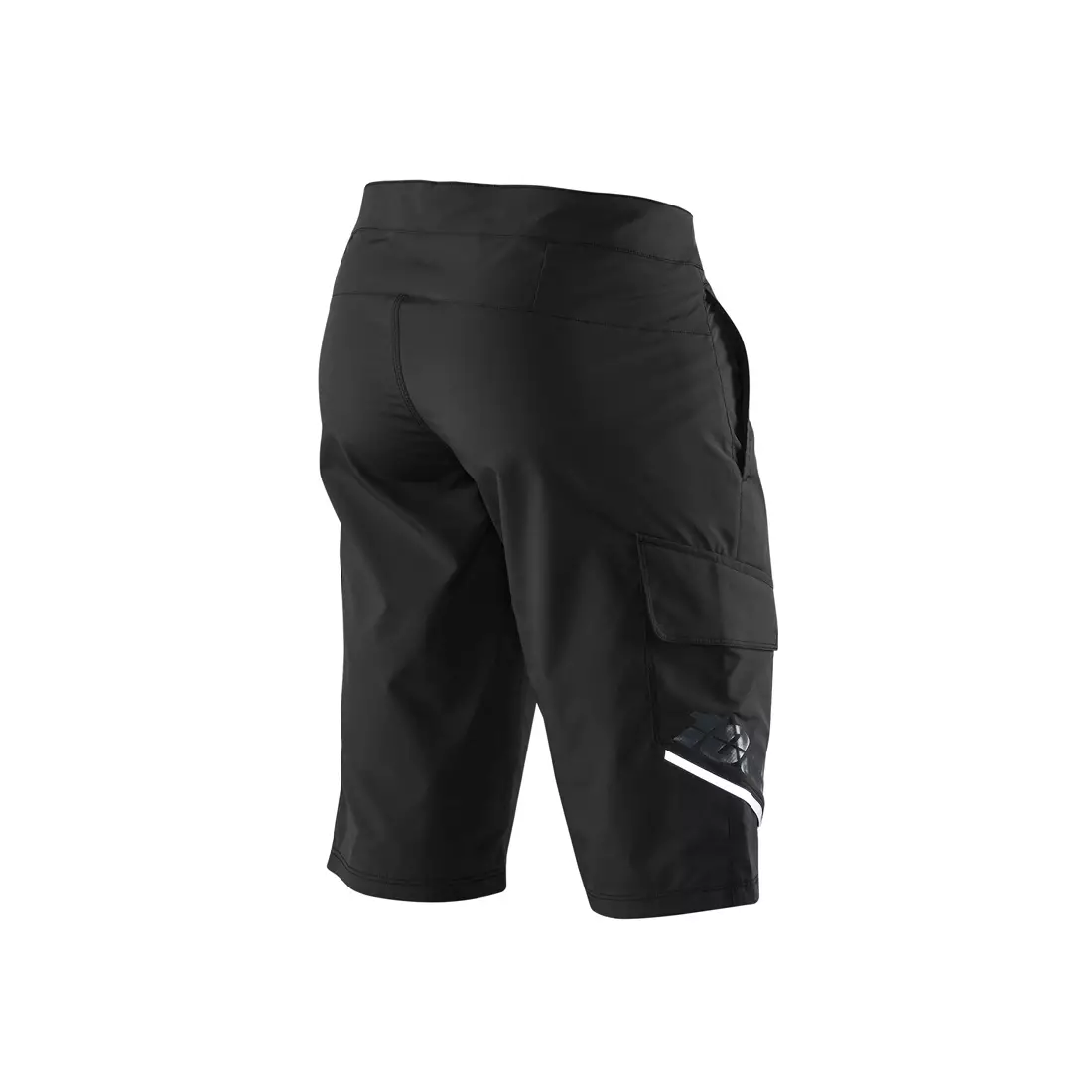 100% pantaloni scurți pentru bărbați ridecamp negru STO-42401-001-28