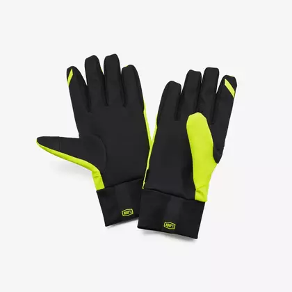100% mănuși de ciclism hydromatic galben neon STO-10011-004-12