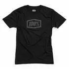 100% tricou bărbătesc cu mânecă scurtă essential tech black grey STO-35004-057-10