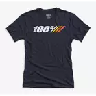 100% tricou bărbătesc cu mânecă scurtă motorrad tech tee navy heather STO-35010-015-11
