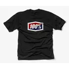 100% tricou bărbătesc cu mânecă scurtă official black STO-32017-001-10