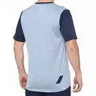 100% tricou bărbătesc cu mânecă scurtă ridecamp light slate navy STO-41401-249-10