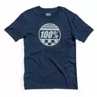 100% tricou bărbătesc cu mânecă scurtă sector slate blue STO-32108-182-13