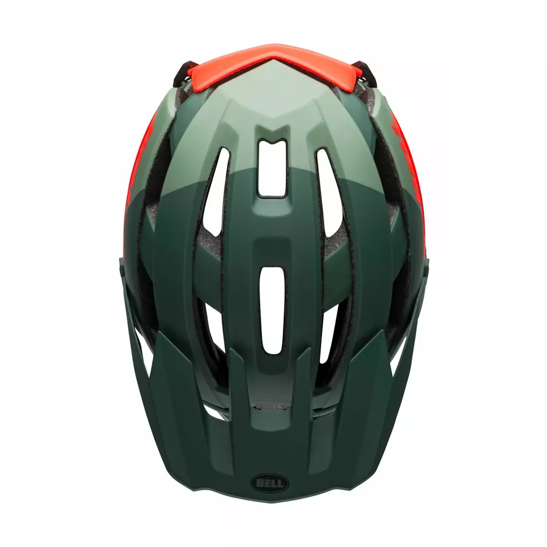 BELL SUPER AIR R MIPS SPHERICAL cască integrală pentru bicicletă, matte gloss green infrared