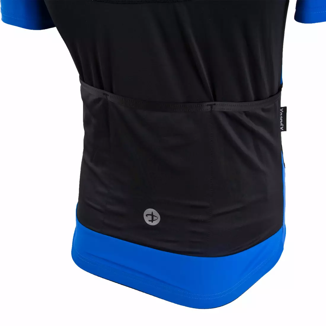 DEKO BURAQ tricou pentru bărbați, cu mânecă scurtă, negru / albastru