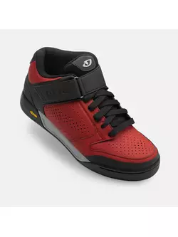 Pantofi de ciclism pentru bărbați GIRO RIDDANCE MID dark red black